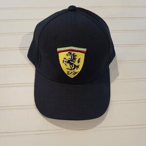 NWOT Ferrari Hat, Embroidered, Adjustable Fit, Strap Back